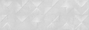 Настенная плитка Gracia Ceramica Оригами серый рельеф 300*900