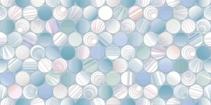 Настенная плитка ALMA ceramica Болле цветной рельеф 249*500
