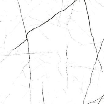Напольная плитка ALMA ceramica Инь Янь белый 610*610