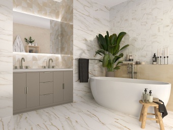 Керамогранит Gracia Ceramica Мармарис белый 450*450