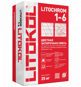 Затирка цем. LITOCHROM 1-6 С00 белая 25кг